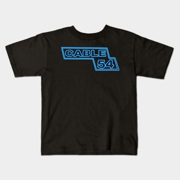 Cable 54 Kids T-Shirt by Daletheskater